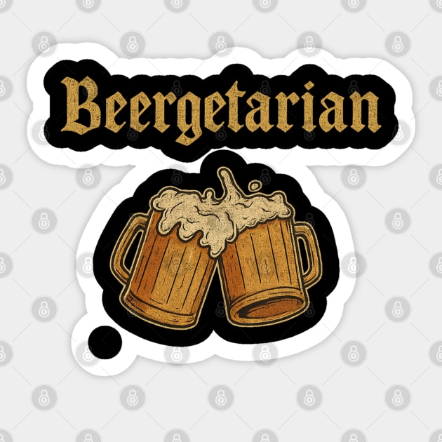 Beergetarian Sticker by Stylecombinator